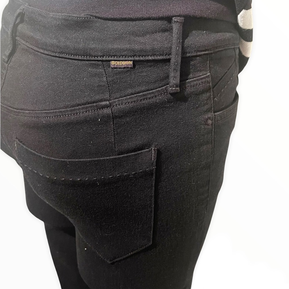 Goldsign Marcie Crop Skinny Ankle Zipper Jeans - Picture 14 of 16